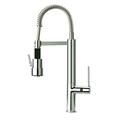 Just Single Handle Kitchen Faucet With Spring And Swivel Magnetic Spout- Polished Chrome JPR-701